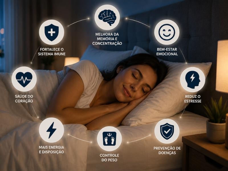 Dormir Bem Melhora Sua Saúde: Confira os Benefícios