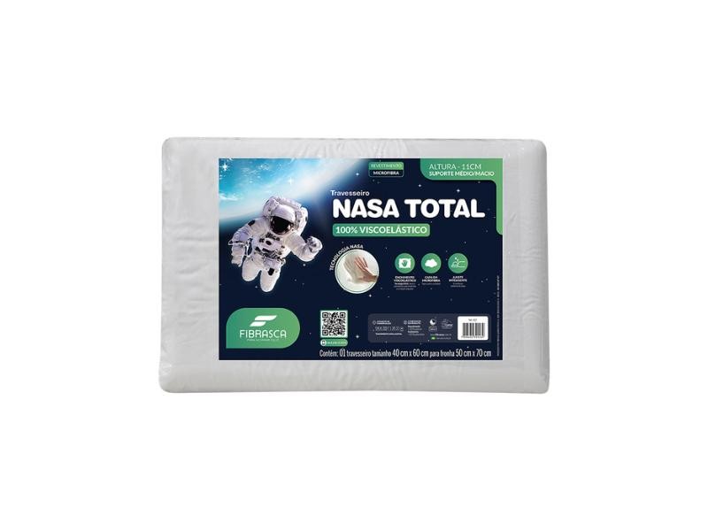 Travesseiro Viscoelástico NASA Total Fibrasca