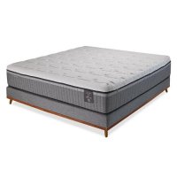 Cama Box Molas Ensacadas Visco Gel e Hcell D55 Intense Max Recovery - F.A. Colchões