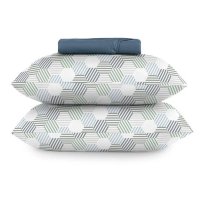 Jogo de Cama Queen 3 Peças Altenburg Toque Acetinado Circuito