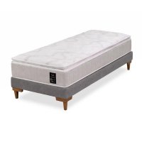 Cama Box Molas Ensacadas Visco Gel e Pillow Top Ultra Plush Hampton - F.A. Colchões