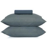 Jogo de Cama Queen 3 Peças Altenburg Toque Acetinado Slim Marinho