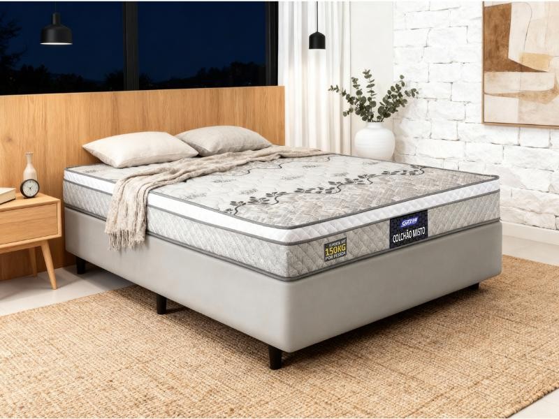 Conjunto Box de Espuma Stone Gazin