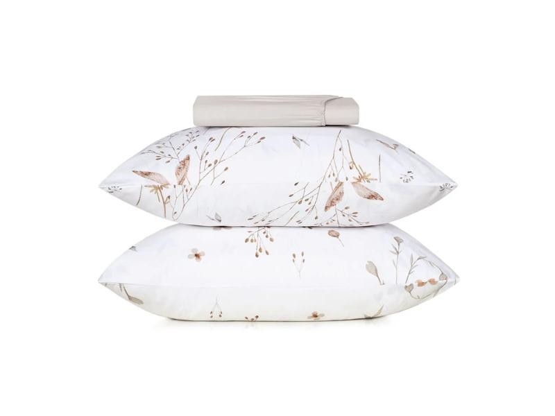Jogo de Cama Queen Altenburg 3 Peças Toque Acetinado Golden