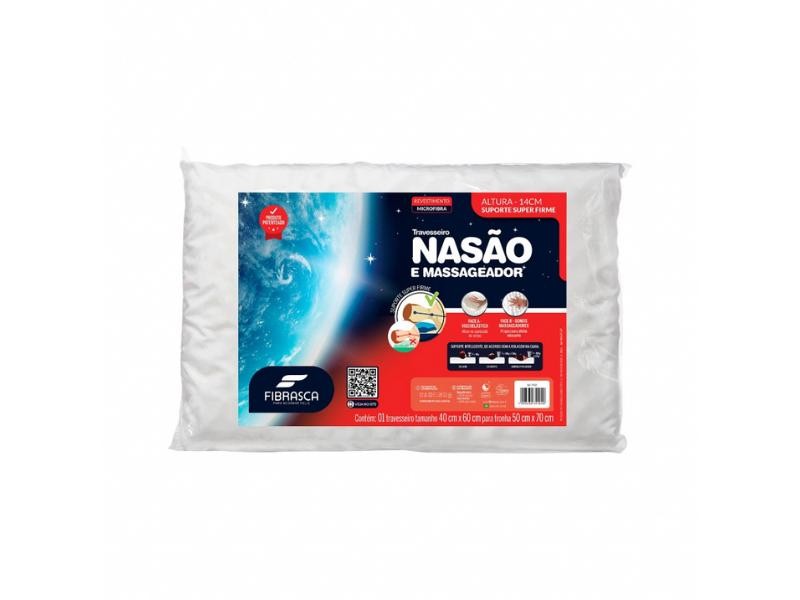 Travesseiro de Espuma Nasão Massageador Fibrasca