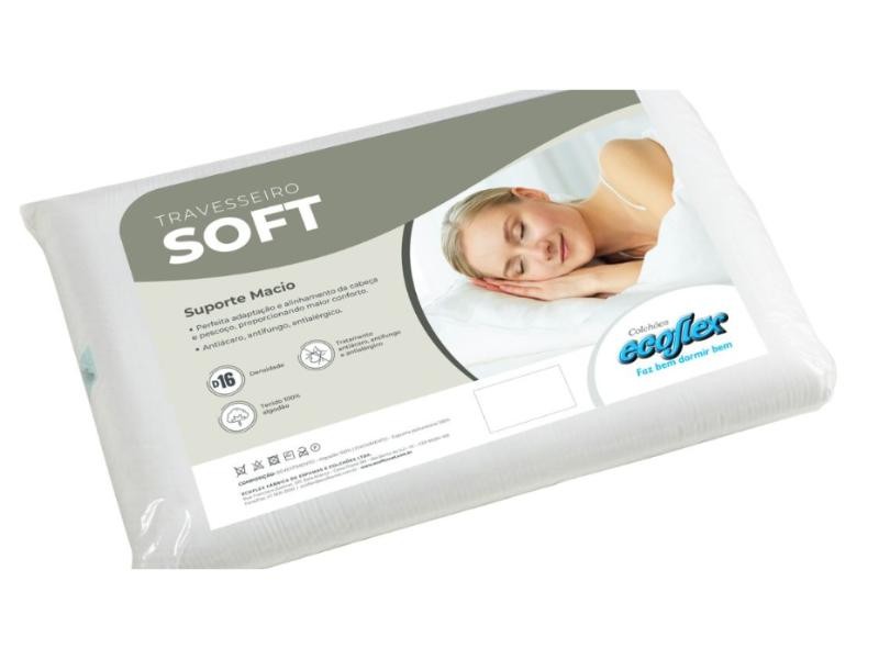 Travesseiro de Espuma Soft Ecoflex