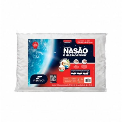 Travesseiro de Espuma Nasão Massageador Fibrasca