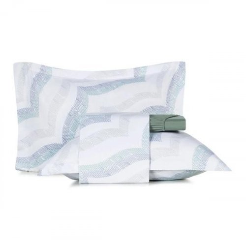 Jogo de Cama Casal 4 Peças Altenburg Toque Acetinado - Marine