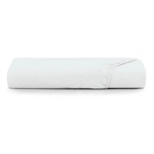 Lençol com Elástico Solteiro Altenburg Toque Acetinado - Branco