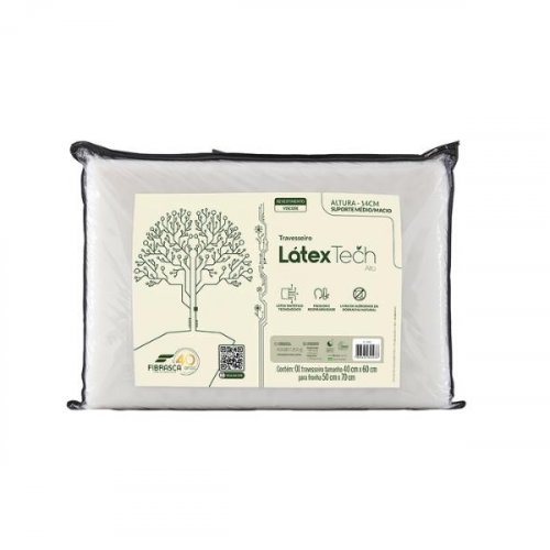 Travesseiro de Espuma Latex Tech Fibrasca
