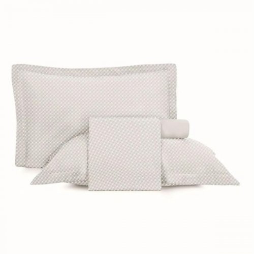 Jogo de Cama Queen 4 peças Altenburg Toque Acetinado Slim Porcelana