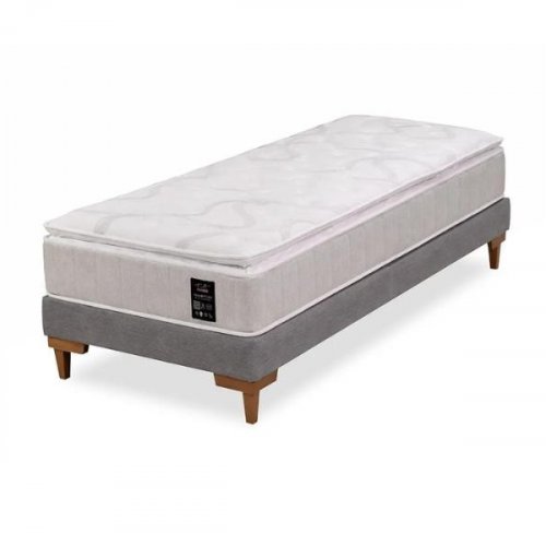 Cama Box Molas Ensacadas Visco Gel e Pillow Top Ultra Plush Hampton - F.A. Colchões