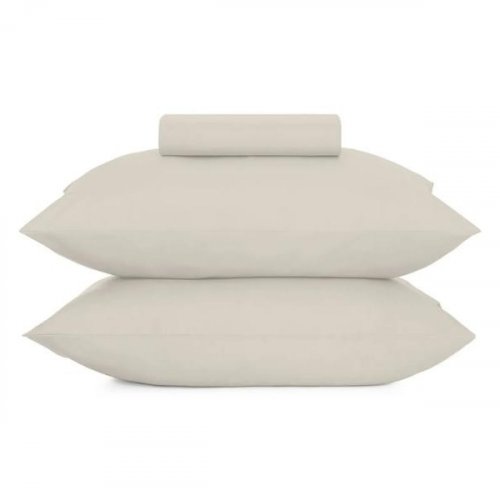 Jogo de Cama Queen 4 peças Altenburg Toque Acetinado Bege Porcelana