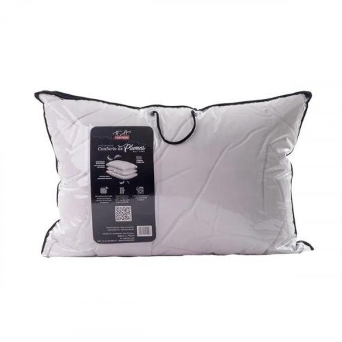 Travesseiro de Fibra Conforto Plumas Premium Joy - F.A. Colchões