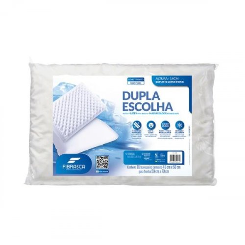 Travesseiro de Espuma Dupla Escolha Fibrasca
