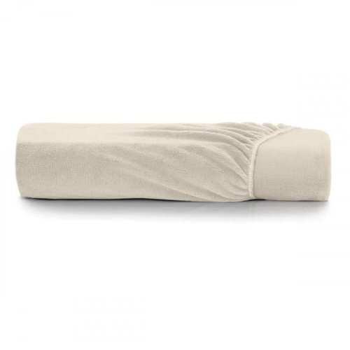 Lençol com Elástico Solteiro Altenburg Blend Plush - Bege