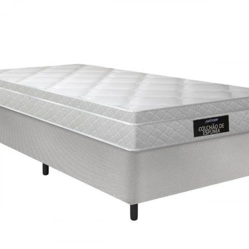 Conjunto Box de Espuma Confort Luxo Soft Malha Gazin