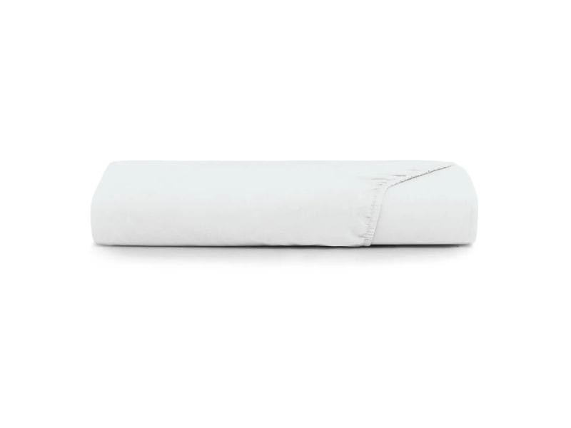 Lençol com Elástico Solteiro Altenburg Toque Acetinado - Branco