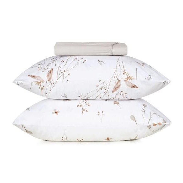 Jogo de Cama Queen Altenburg 3 Peças Toque Acetinado Golden