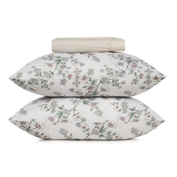 Jogo de Cama Queen 3 Peças Altenburg Toque Acetinado Clara