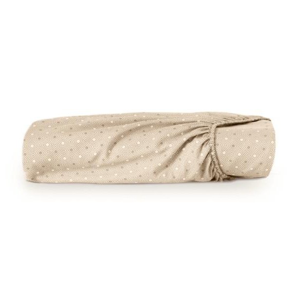 Lençol com Elástico Queen Altenburg Toque Acetinado Play - Dune