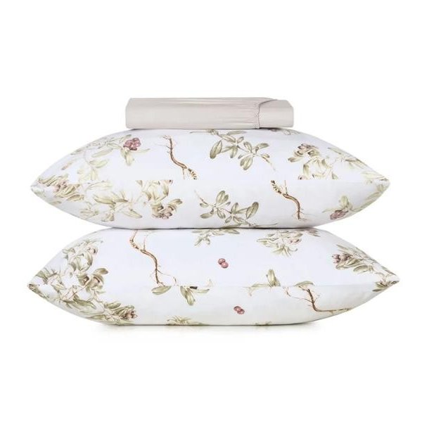 Jogo Cama Queen Altenburg 3 Peças Toque Acetinado Guaraná
