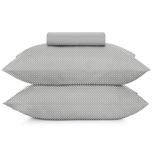 Jogo de Cama Queen 3 Peças Altenburg Toque Acetinado Slim Zinc