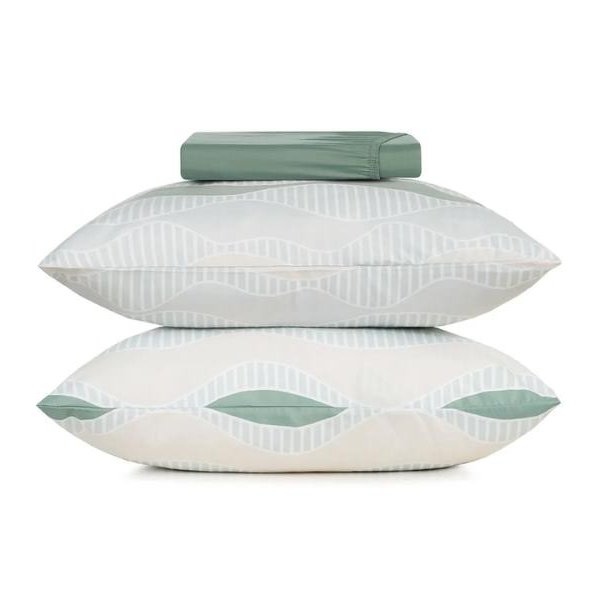 Jogo de Cama 3 Peças Queen Altenburg Toque Acetinado Laguna
