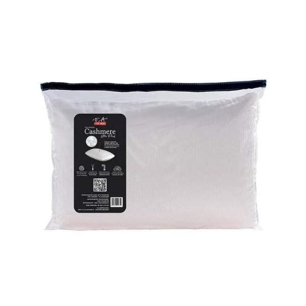 Travesseiro de Fibra Cashmere Premium Slim - F.A. Colchões