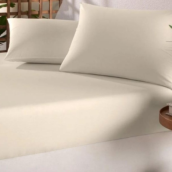 Jogo de Cama Queen Altenburg 4 peças 300 Fios Bege Butter