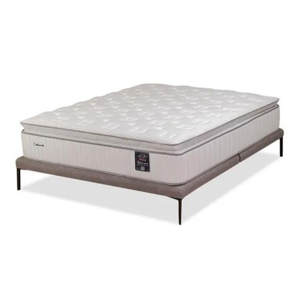 Cama Box Molas Ensacadas Visco Gel e Pillow Top Ultra Plush Richmond - F.A. Colchões