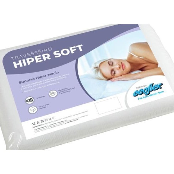 Travesseiro de Espuma Hipersoft Ecoflex