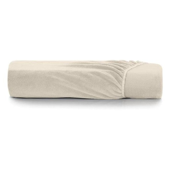 Lençol com Elástico Solteiro Altenburg Blend Plush - Bege