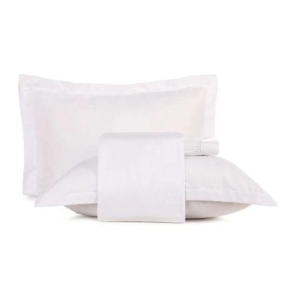 Jogo Cama Queen 3 peças Altenburg Toque Acetinado Branco