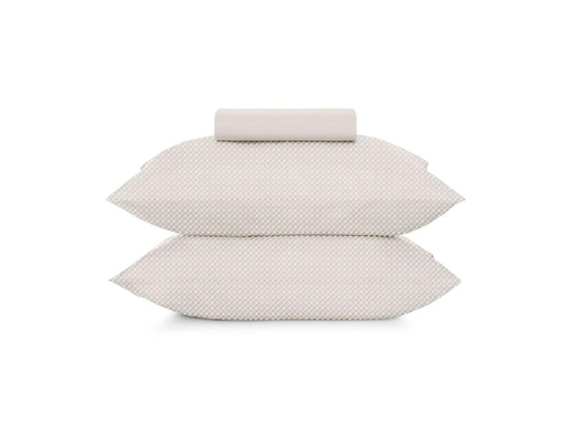Jogo de Cama Queen 3 peças Altenburg Toque Acetinado Slim Porcelana