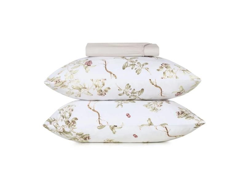 Jogo Cama Queen Altenburg 3 Peças Toque Acetinado Guaraná