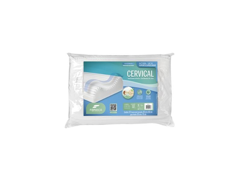 Travesseiro de Espuma Cervical Fibrasca