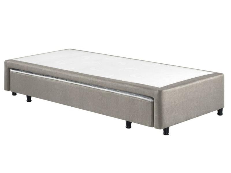 Cama Auxiliar de Molas com Tampo em Malha Ecoflex