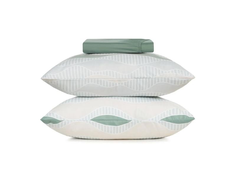Jogo de Cama 3 Peças Queen Altenburg Toque Acetinado Laguna