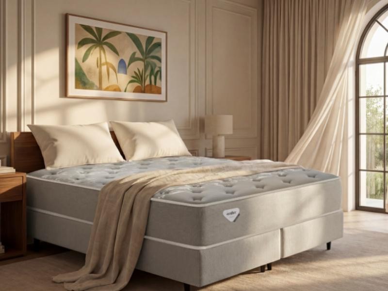 Colchão de Molas Relax Fresh com Aromaterapia de Camomila Ecoflex