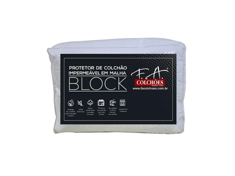 Protetor de Colchão Impermeável Block - F.A. Colchões