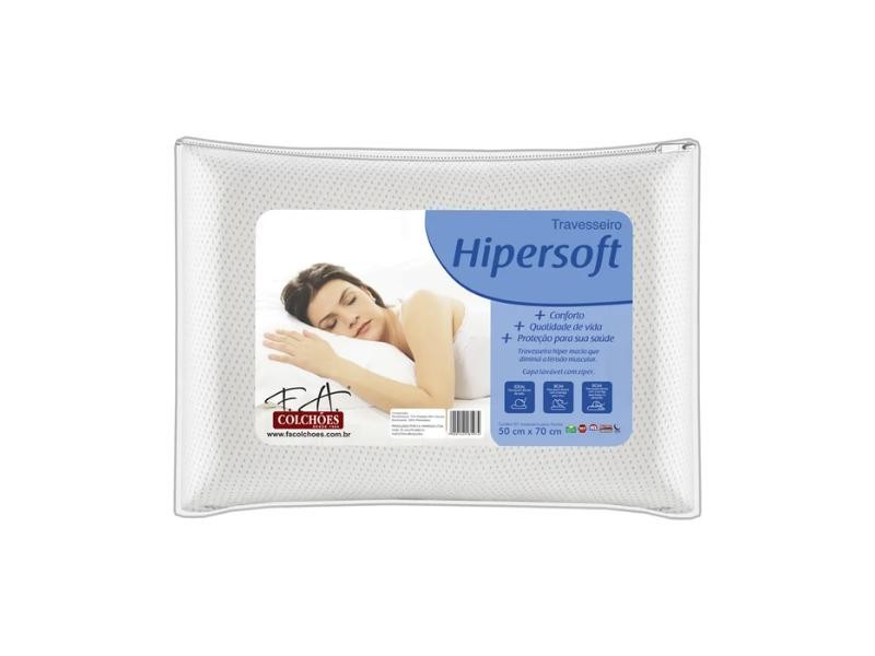 Travesseiro de Espuma HiperSoft Ultra Macia - F.A. Colchões