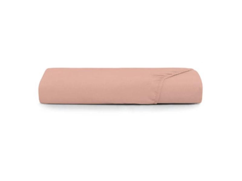 Lençol com Elástico Solteiro Altenburg Toque Acetinado - Rosa Lunar