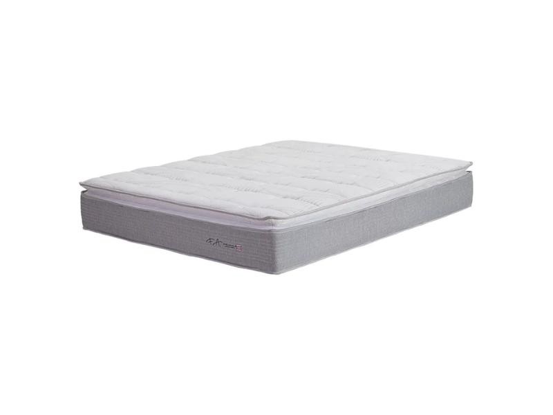 Colchão Pillow Top Viscogel Molas Miracoil D33 Ohio - F.A. Colchões