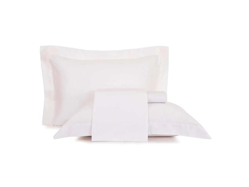Jogo de Cama Casal Altenburg Cetim Sublime 300 Fios - Branco