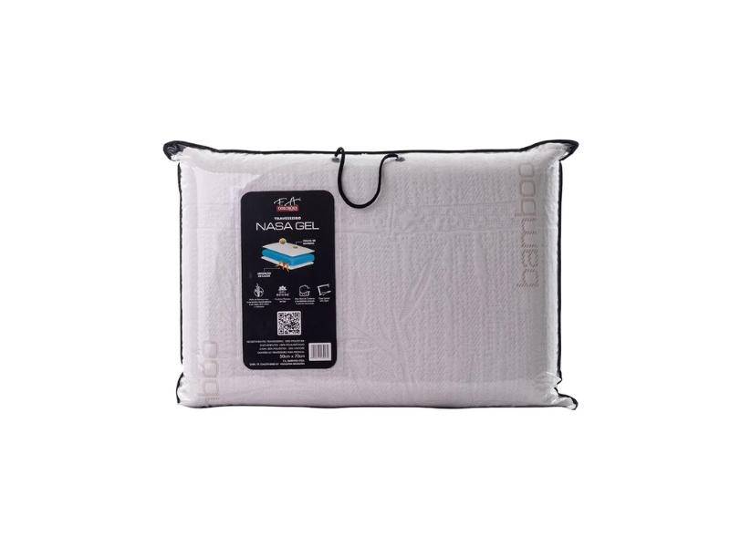 Travesseiro Viscoelástico Premium NASA Gel - F.A. Colchões