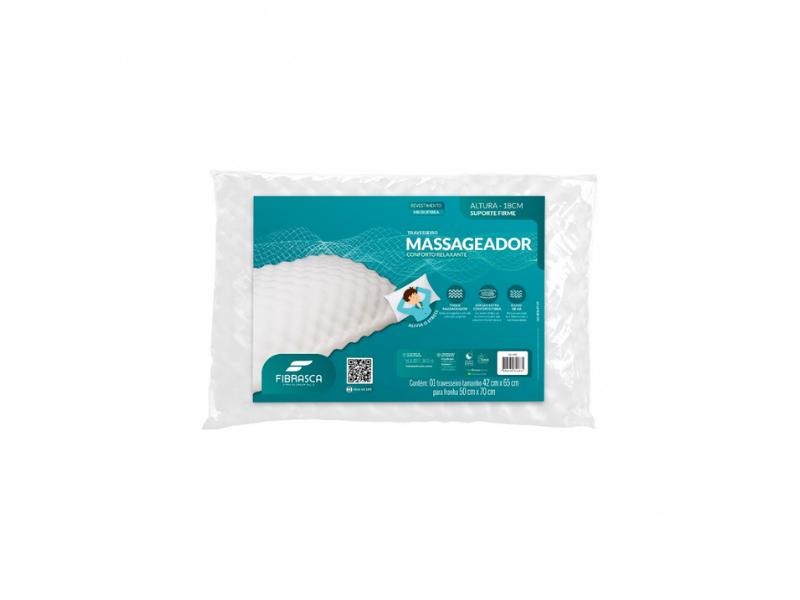 Travesseiro de Espuma Massageador Fibrasca