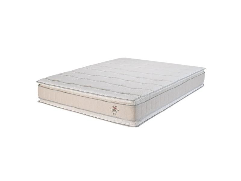 Colchão Molas Ensacadas Pillow Top Duplo Viscoelástica e Visco Gel Trendy - F.A. Colchões