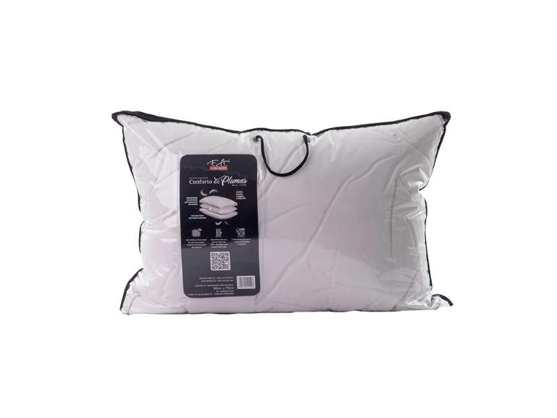 Travesseiro de Fibra Conforto Plumas Premium Joy - F.A. Colchões