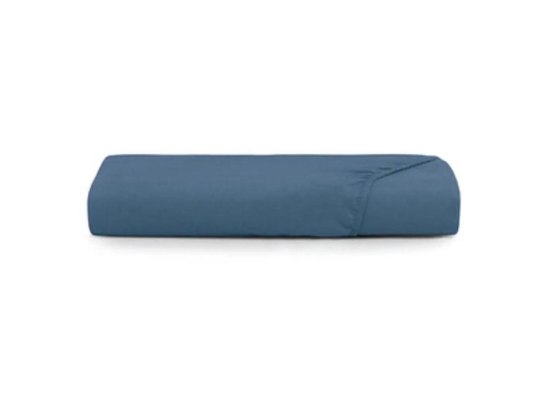 Lençol com Elástico Solteiro Altenburg Toque Acetinado - Azul Dimensão